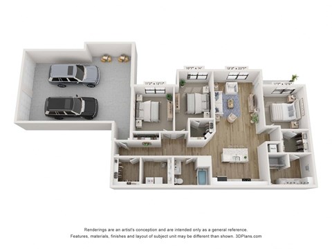 Ashby Floor Plan with Dimensions